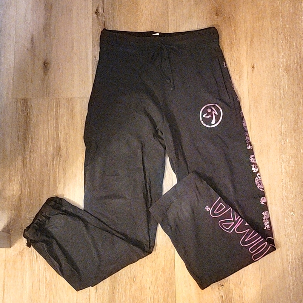 Peace Love Zumba Black Lounge Pants